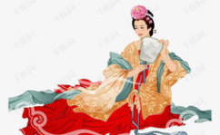 手绘古装美女壁纸